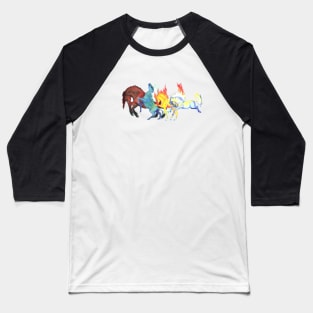 Elemental Horses Baseball T-Shirt